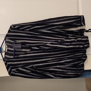 Maternity Gap Linen striped shirt